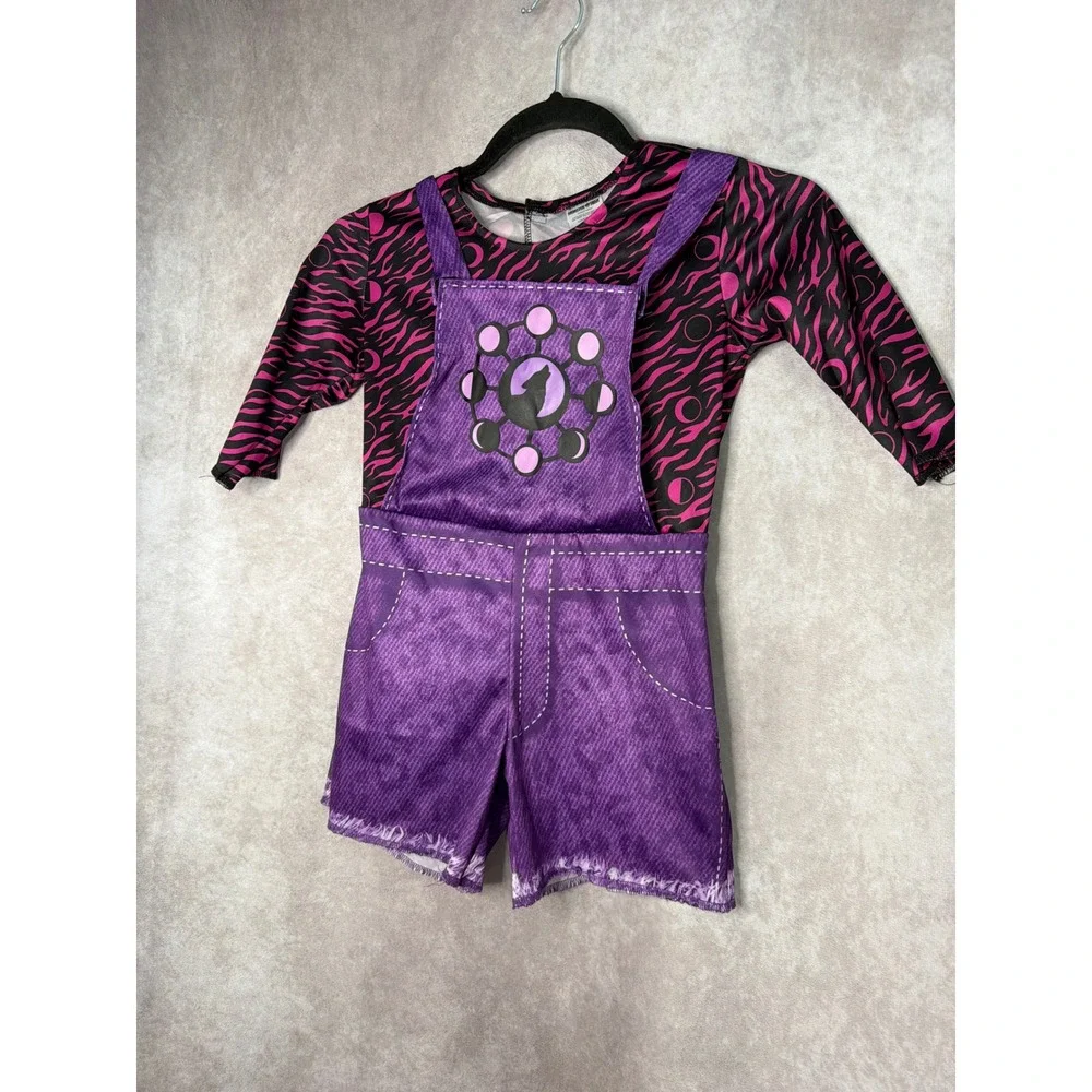 2023 Spirit Halloween Monster High Costume Jumpsuit‎ Size Small Clawdeen Wolf